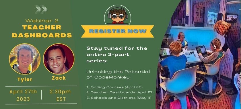 Webinars for Teachers and Students | CodeMonkey