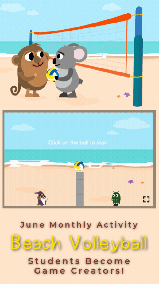 Monthly Activity Coding Course for Kids CodeMonkey