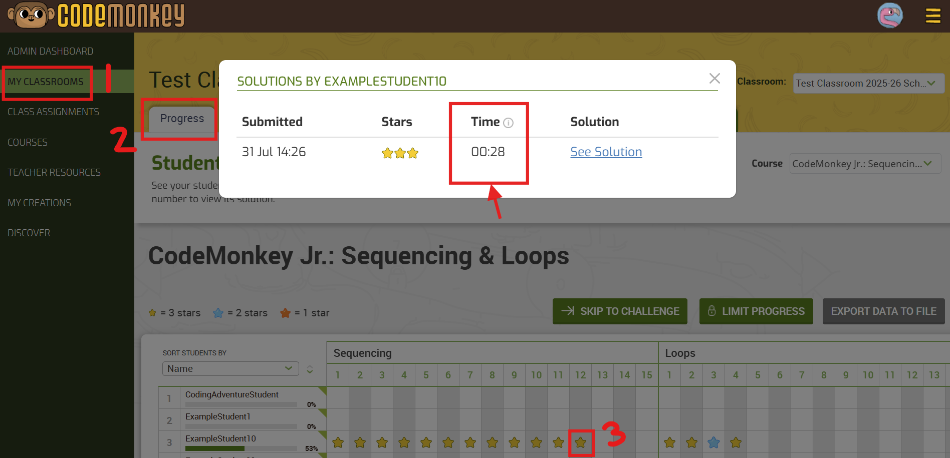 time to completion feature
